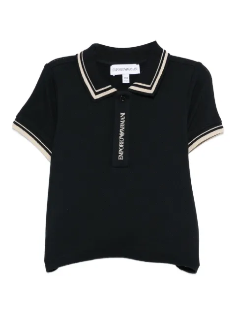 Emporio Armani Kids tipped-collar polo shirt