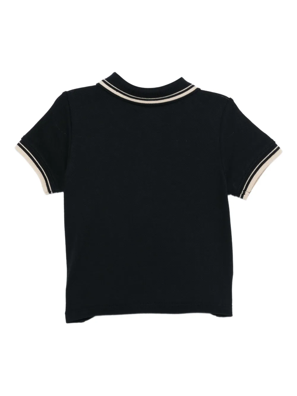 Emporio Armani Kids Poloshirt met gestreepte kraag - Blauw