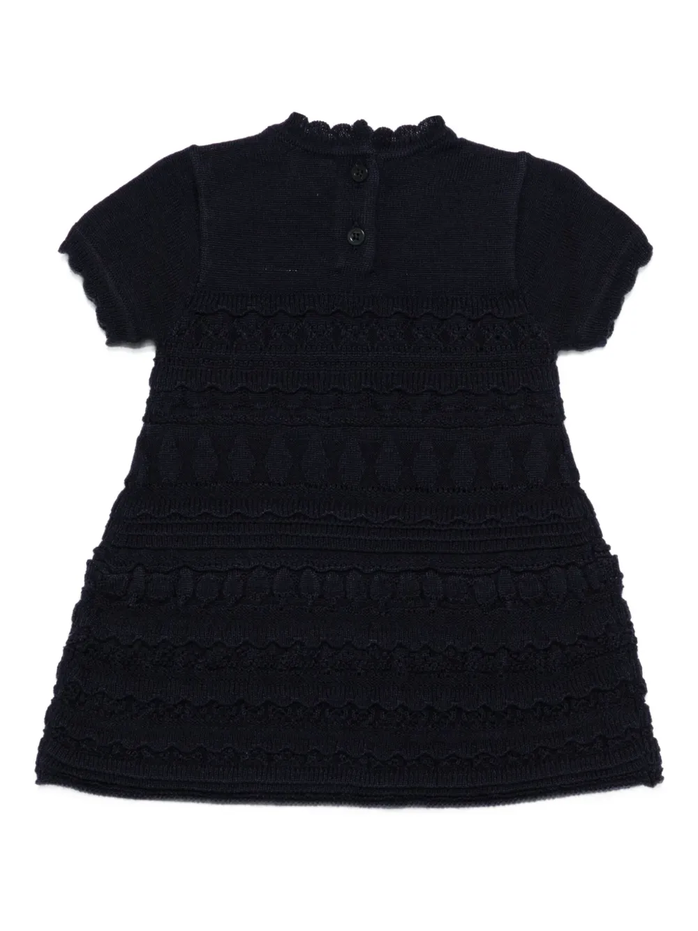 Emporio Armani Kids Gebreide jurk - Blauw