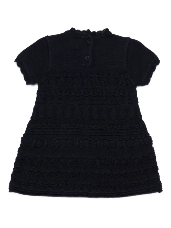 EMPORIO ARMANI キッズ　ワンピース Emporio Armani Kids ニットワンピース | ブルー | FARFETCH JP