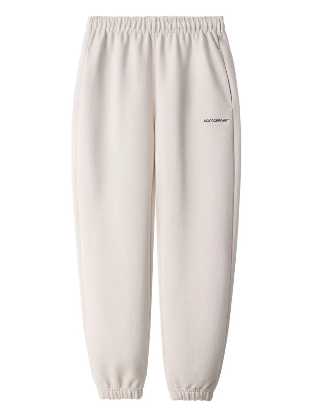 Monochrome Elastic-cuffed Track Pants In Neutral