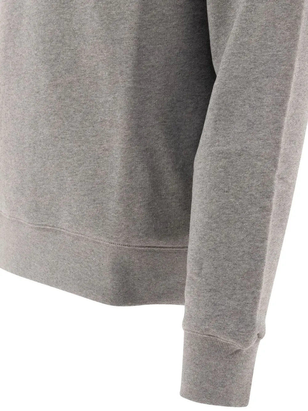 Maison Kitsuné Sweater met geborduurde vossenpatch Grijs