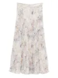 Golden Goose sequin-embellished pleated skirt - Neutrals