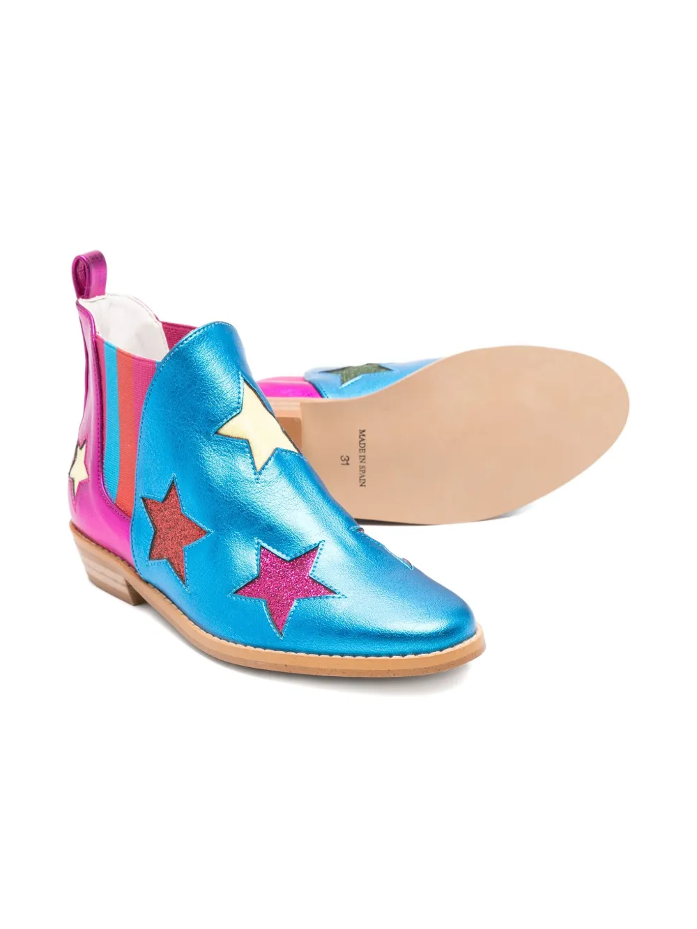 Stella McCartney Kids star-embellished ankle boots | Teen Ankle Boots | Image 2