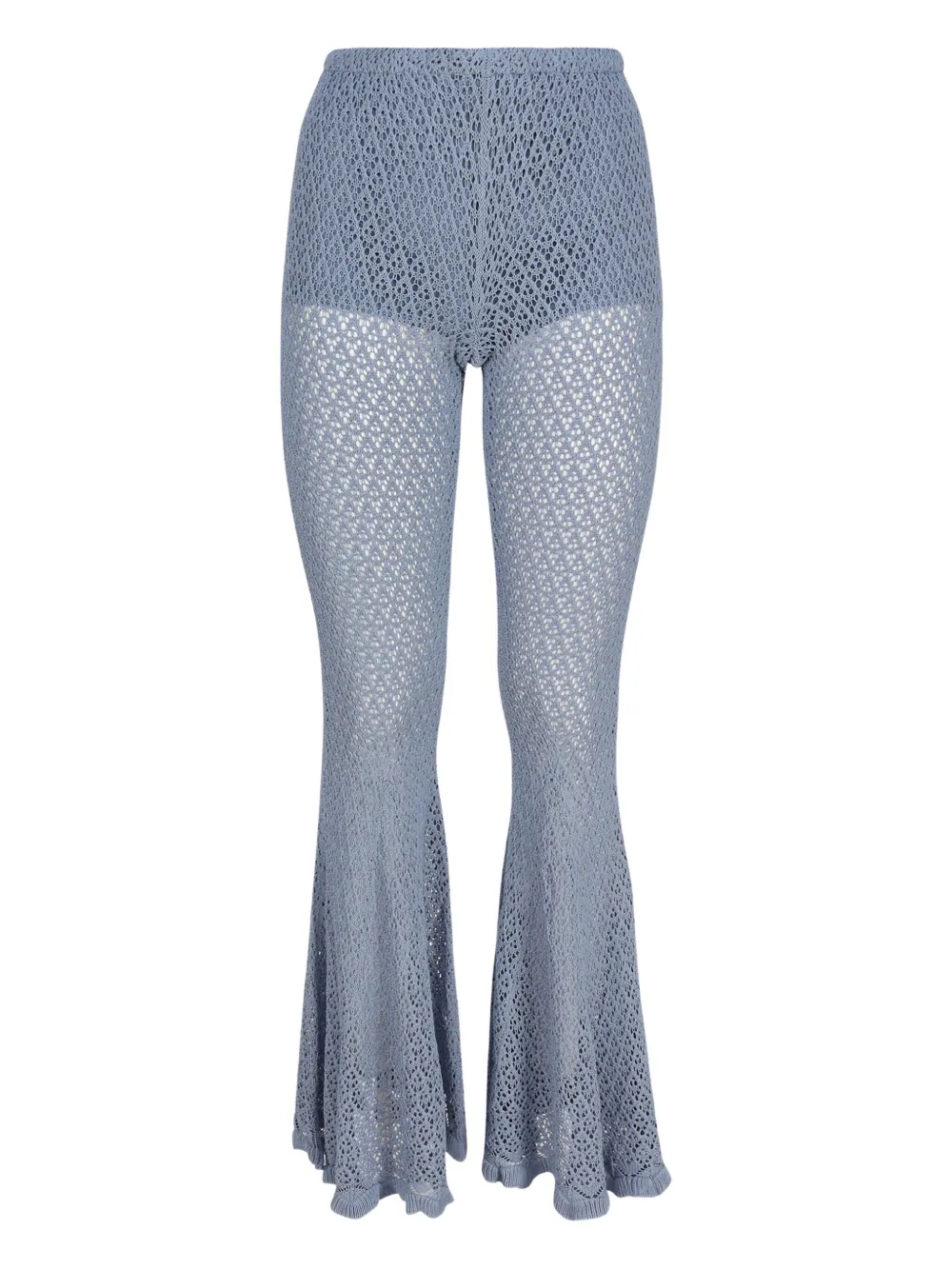 Blumarine open-knit trousers - ブルー Blumarine open-knit trousers - ブルー