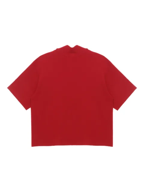 Carven high-neck short-sleeve top