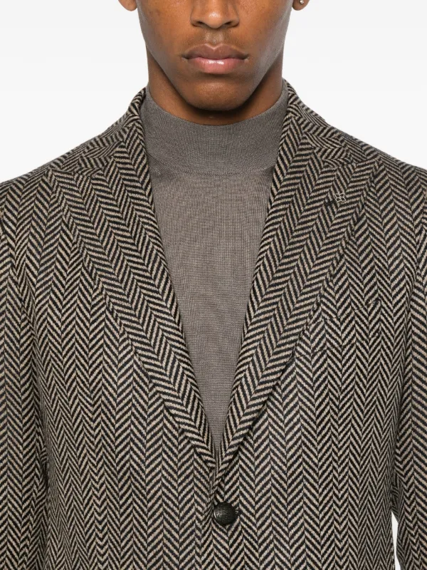 Tagliatore Blazer Espinha De Peixe | Neutro | FARFETCH BR