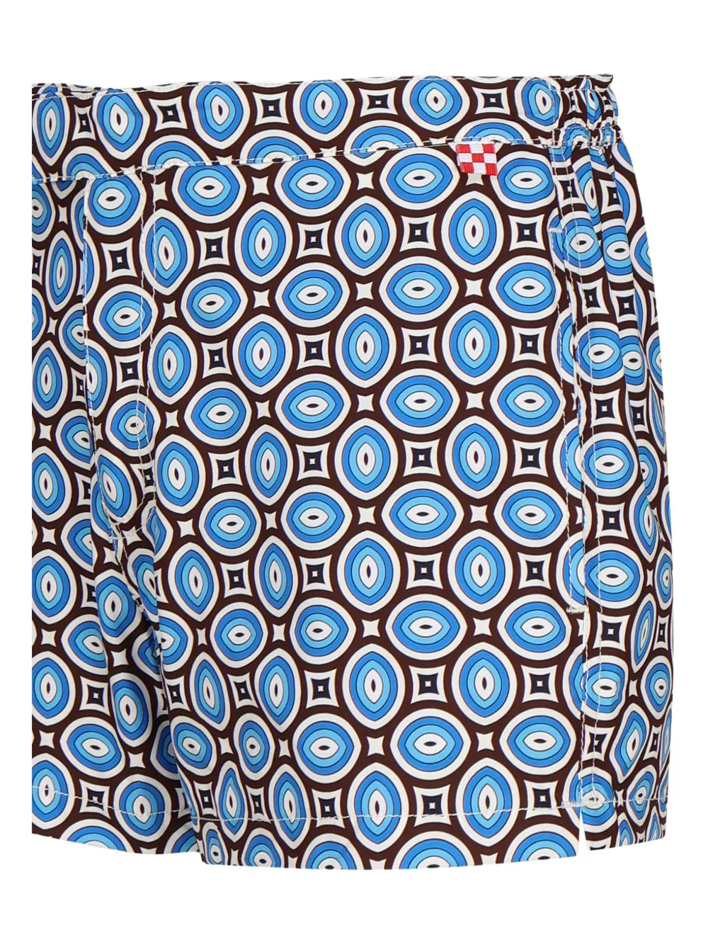 MC2 Saint Barth Harry geometric-print swim shorts Blauw