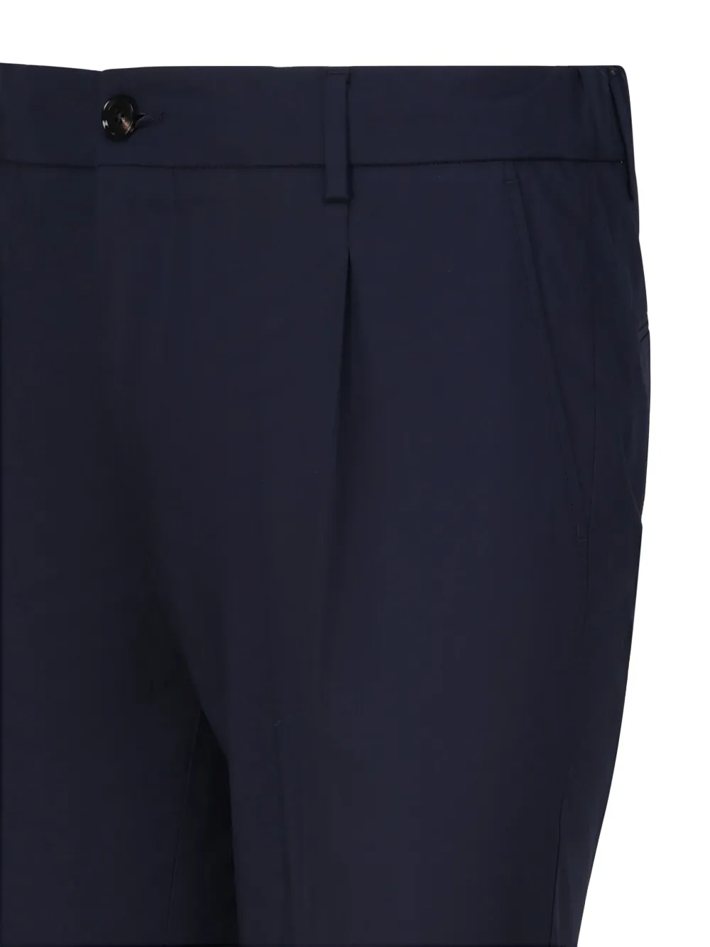 BE ABLE Broek met geplooide voorzijde Blauw