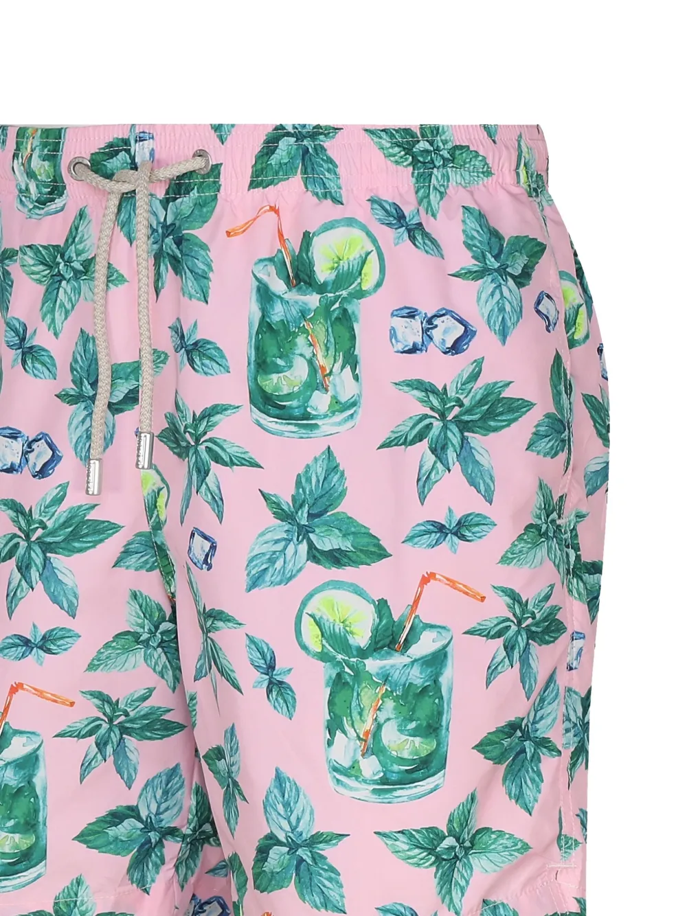 MC2 Saint Barth Lightning mojito-print swim shorts Roze