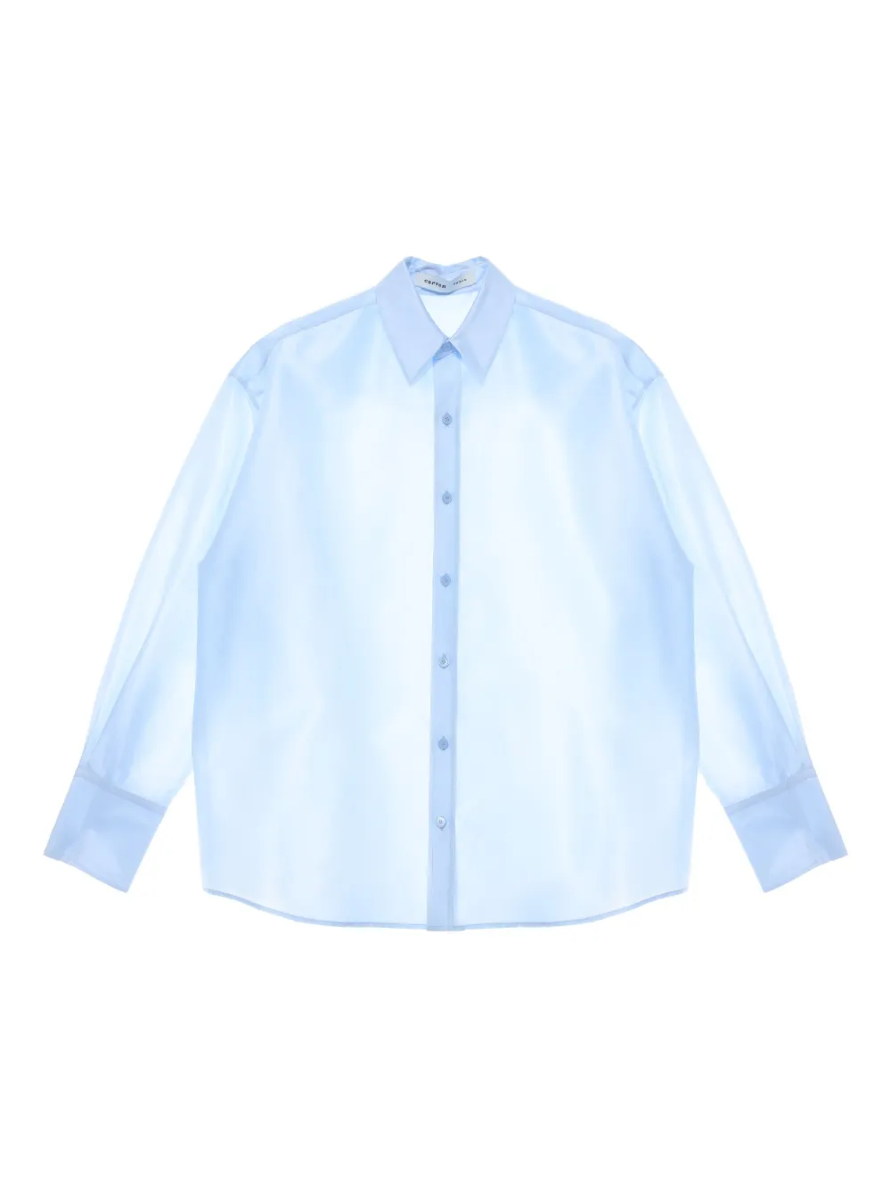 Carven タフタシャツ - ブルー Carven タフタシャツ - ブルー