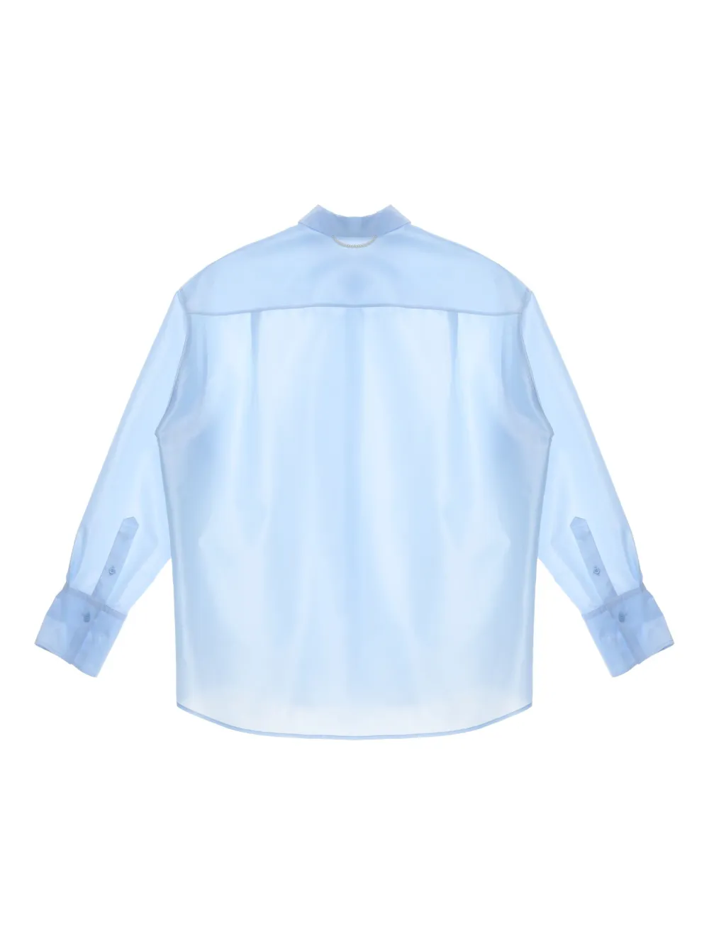 Carven Taffeta blouse Blauw