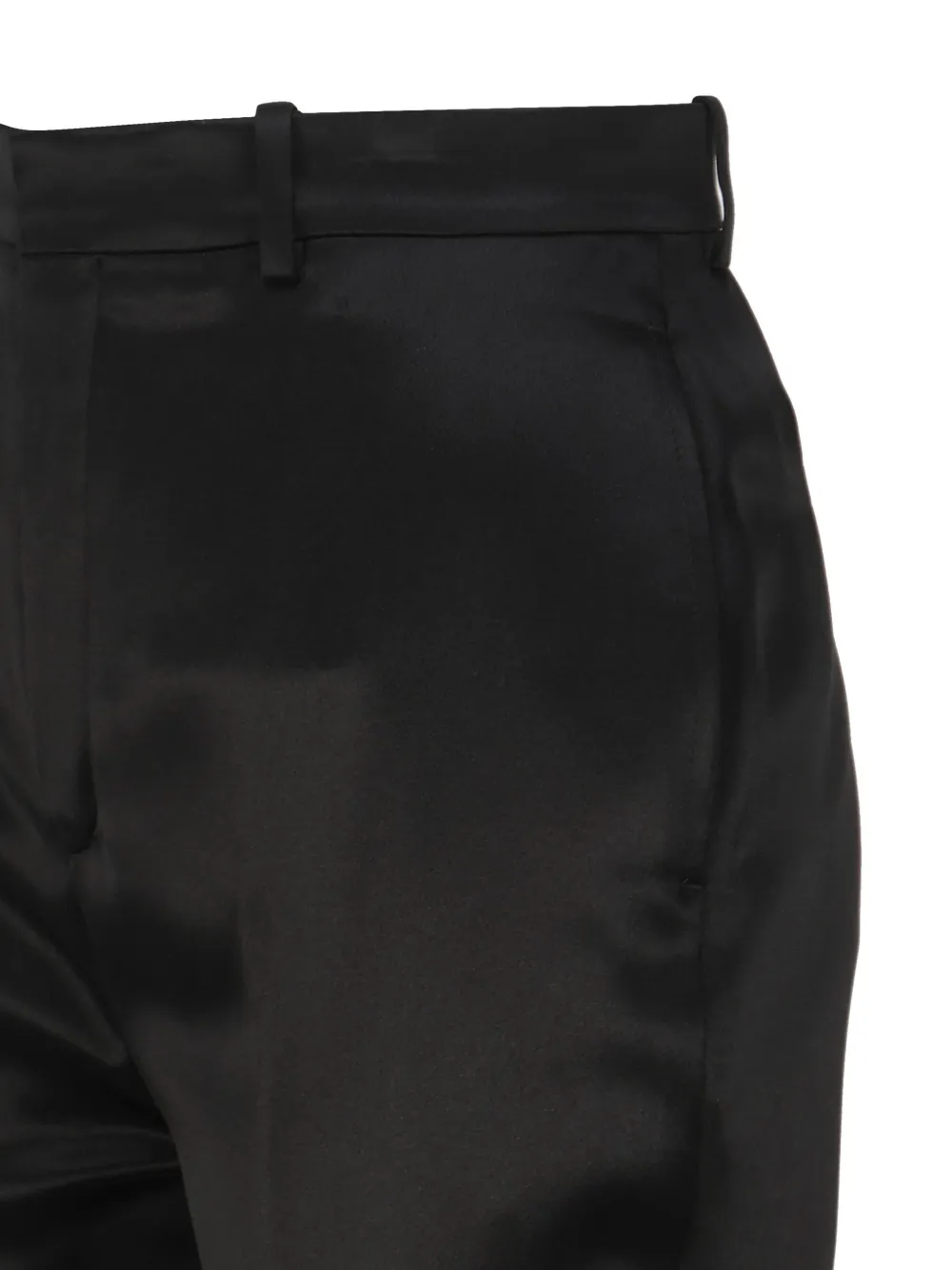 Saint Laurent satin trousers Zwart