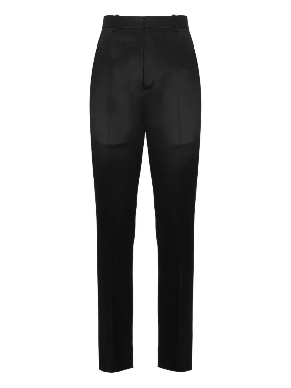 パンツ SAINT LAURENT Satin pants Black 803599Y013G Saint Laurent Satin Trousers | Black | FARFETCH