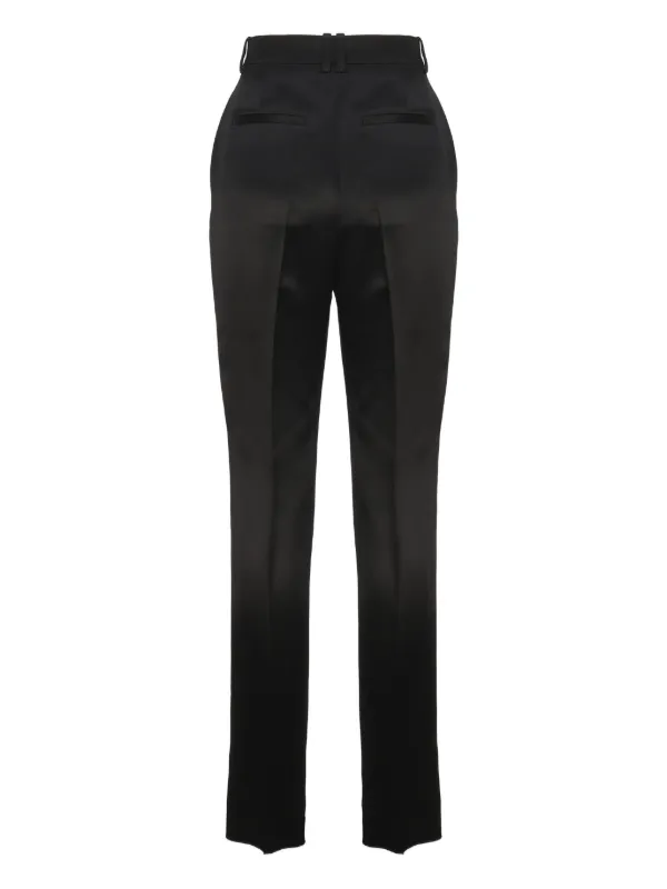 パンツ Saint Laurent Satin pants Saint Laurent Satin Trousers | Black | FARFETCH