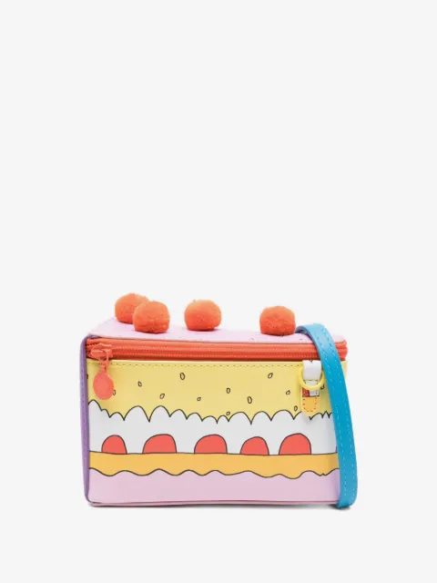 Stella McCartney Kids cake-print pom-pom bag