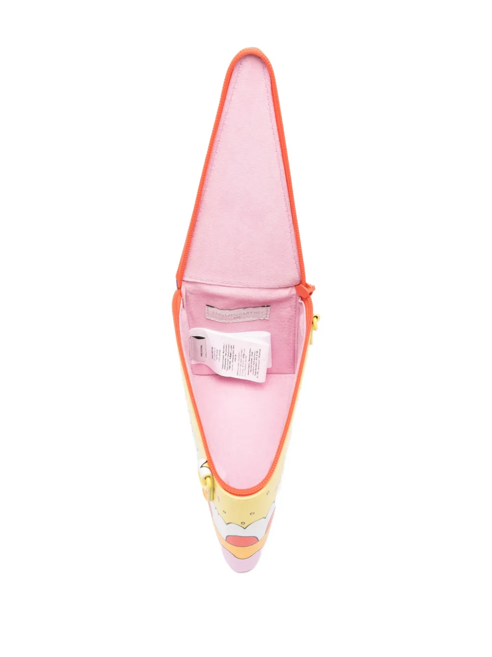 Stella McCartney Kids Tas met pompon en print 999 MULTICOLOR