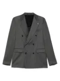 Tagliatore double-breasted tailored-trousers suit - Grey