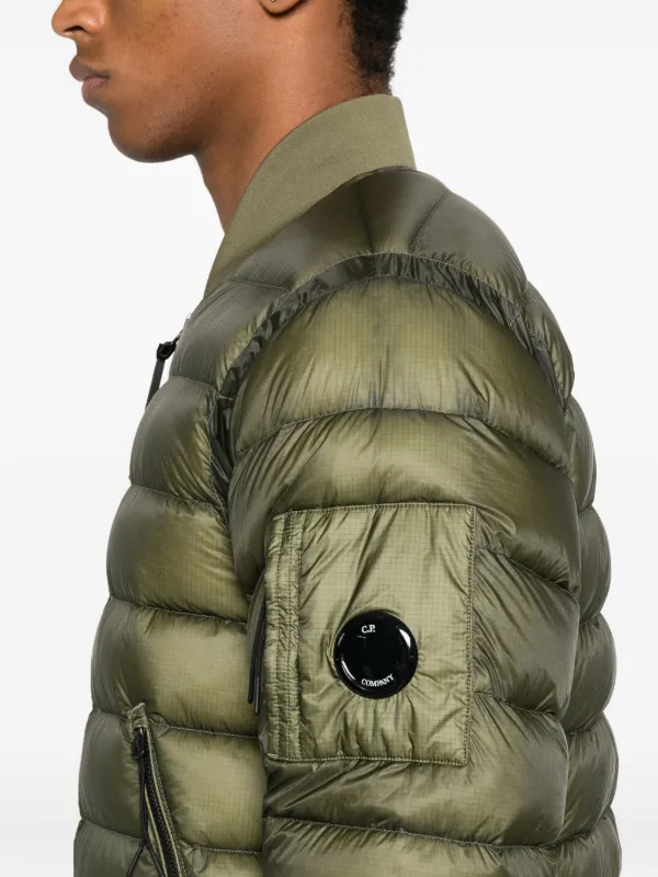 C.P. Company D.D. Shell Padded Bomber Jacket | Green | FARFETCH JO