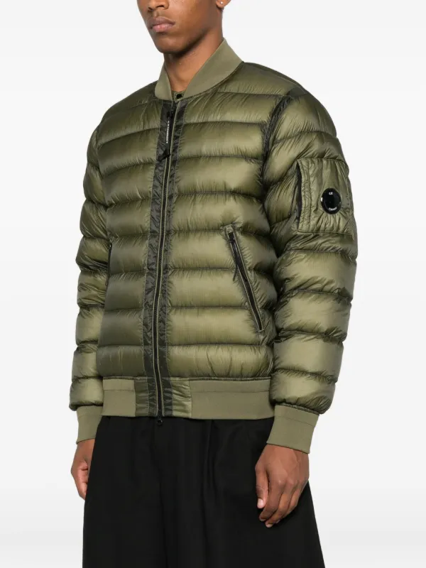 C.P. Company D.D. Shell Padded Bomber Jacket | Green | FARFETCH JO