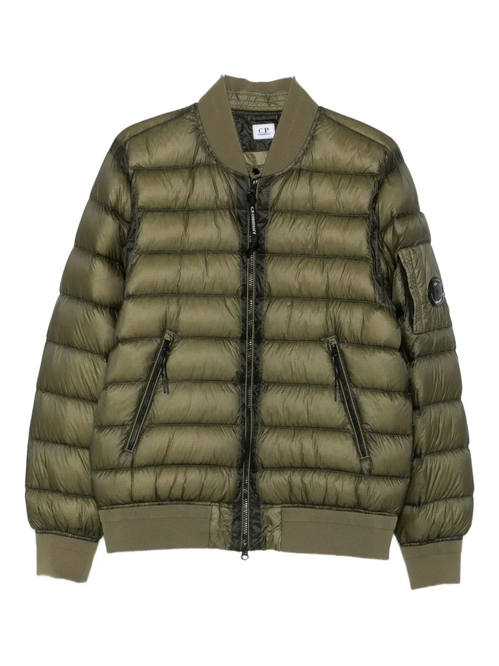 C.P. Company D.D. Shell padded bomber jacket - Verde