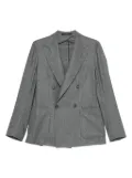 Tagliatore double-breasted wool suit - Grey