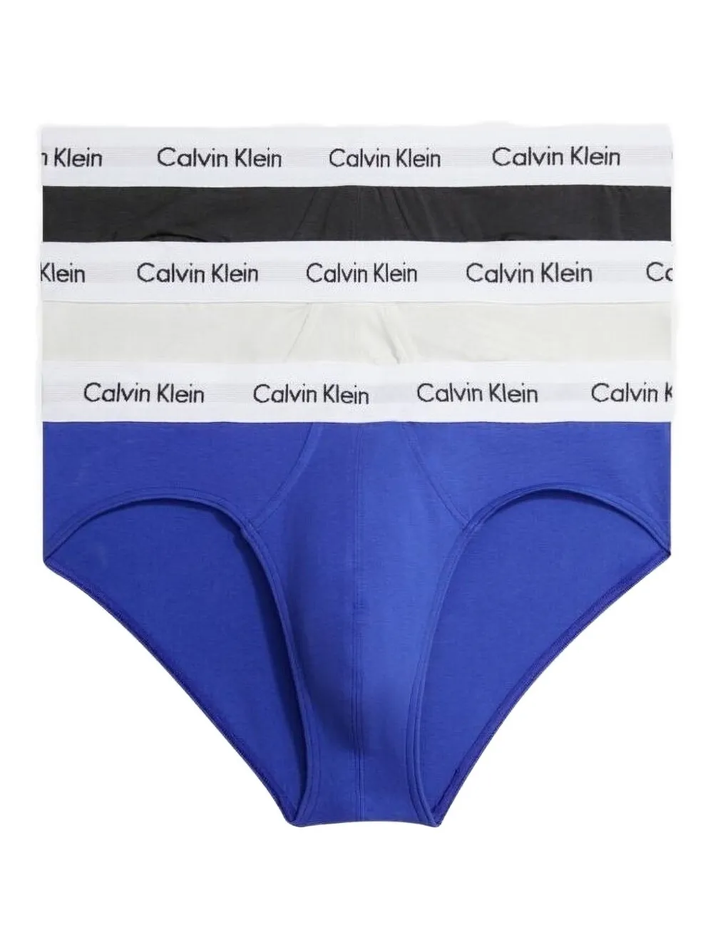 Calvin Klein Cotton-stretch Briefs (pack Of Three) In Multi