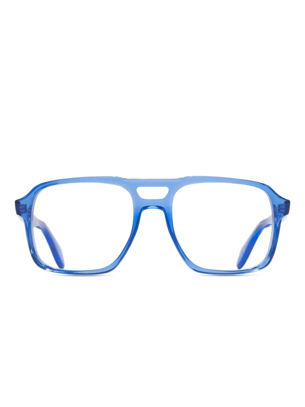 Cutler & Gross Bril met piloten montuur Blauw