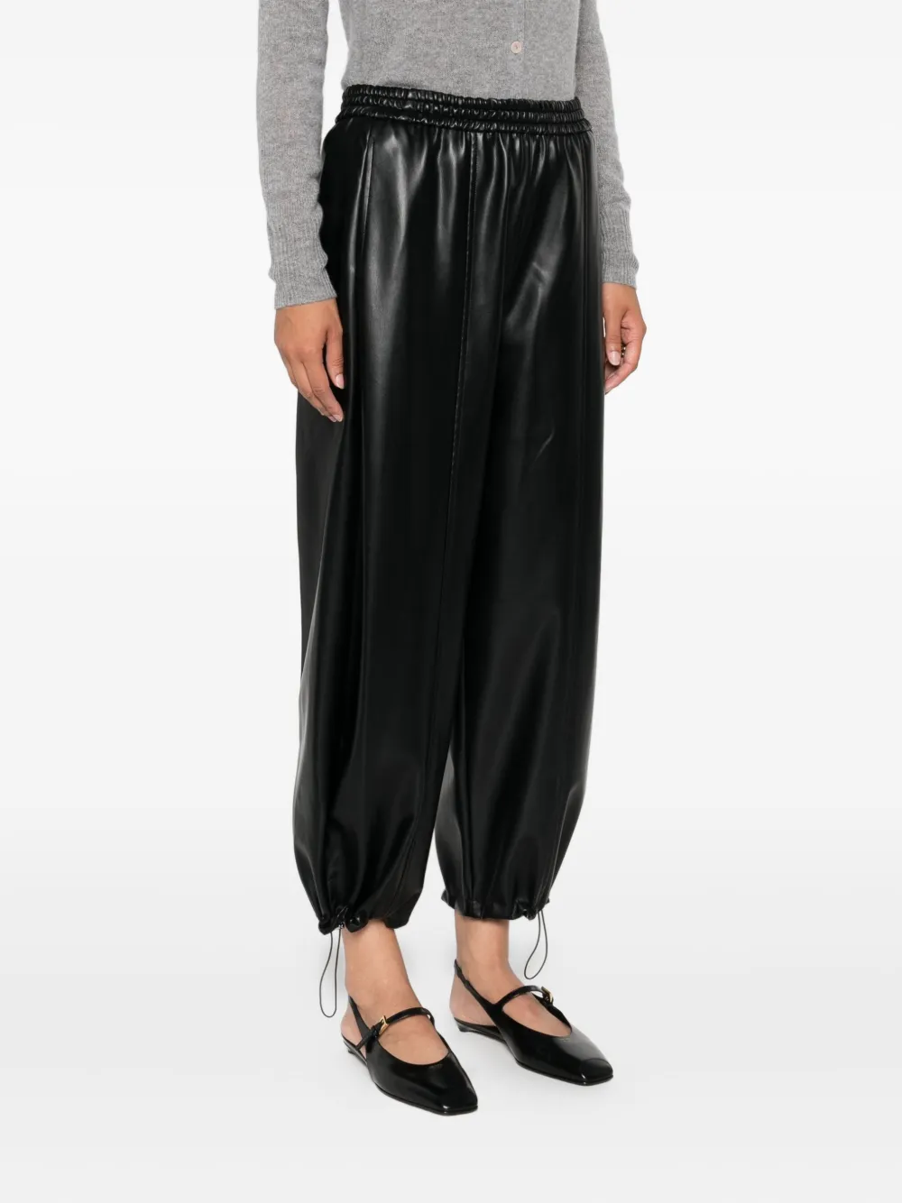 PINKO Broek met elastische tailleband Zwart