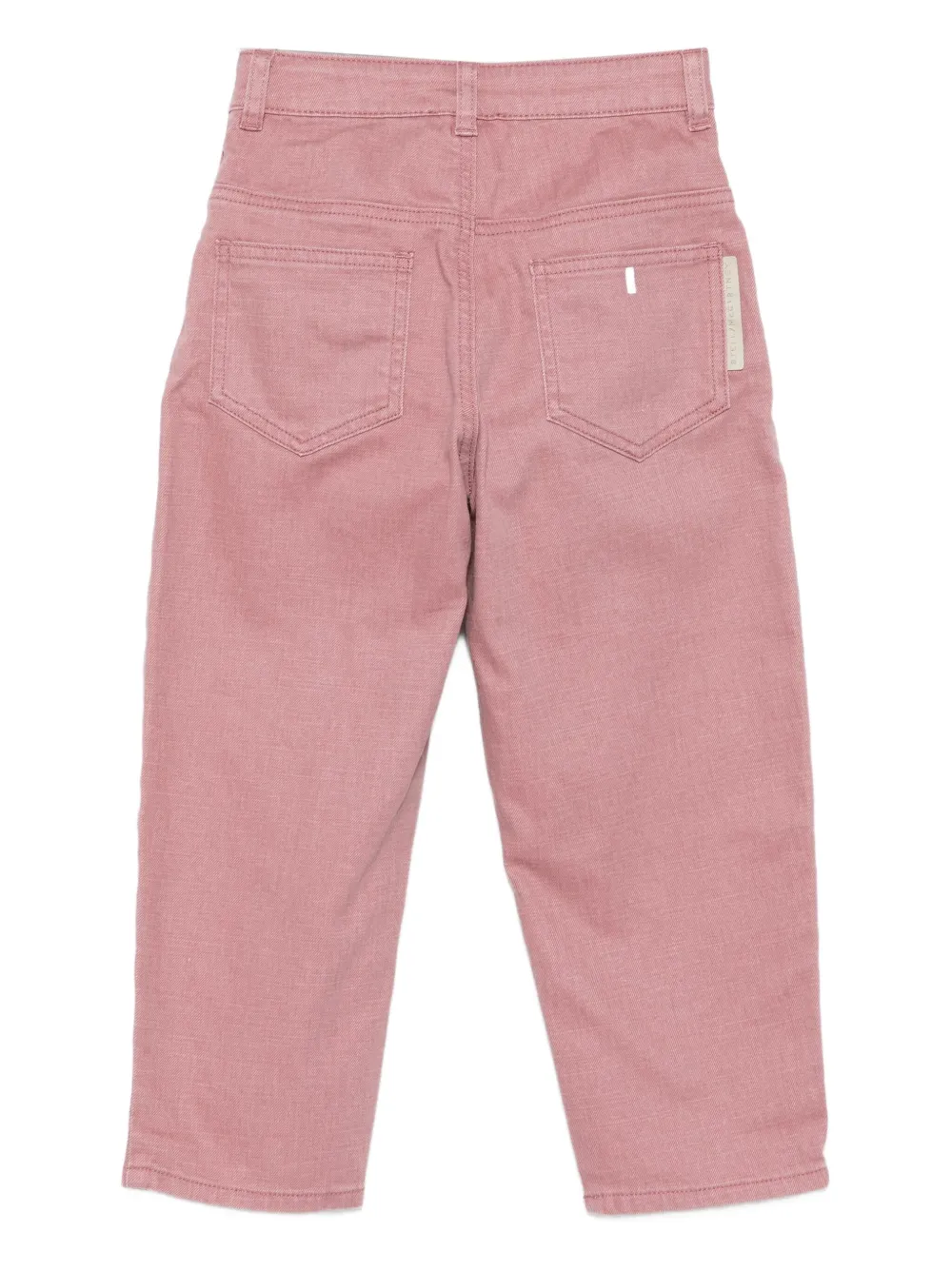  Stella Mccartney Kids Birds-embroidery Jeans - Pink 
