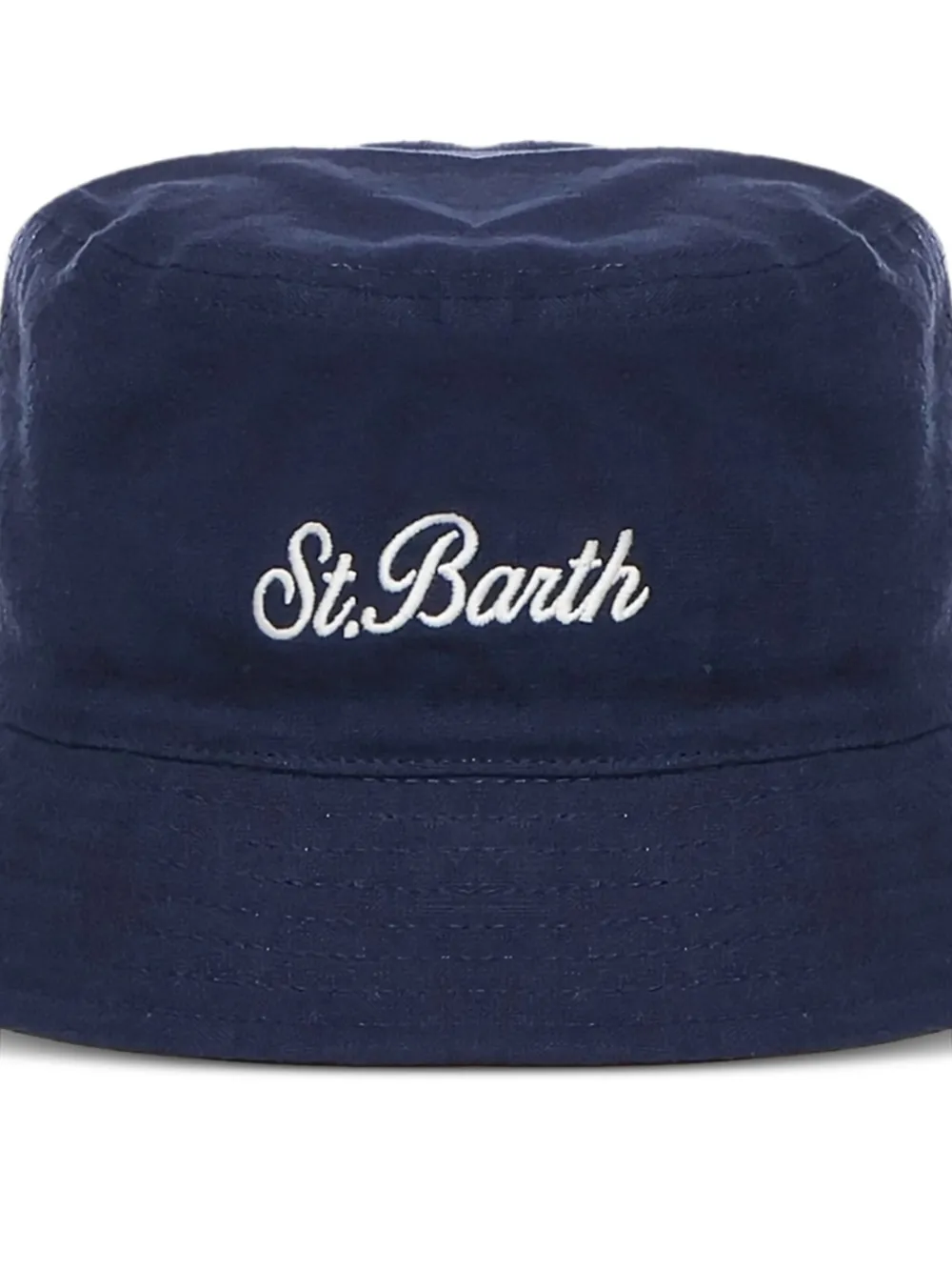 MC2 Saint Barth embroidered bucket hat Blauw