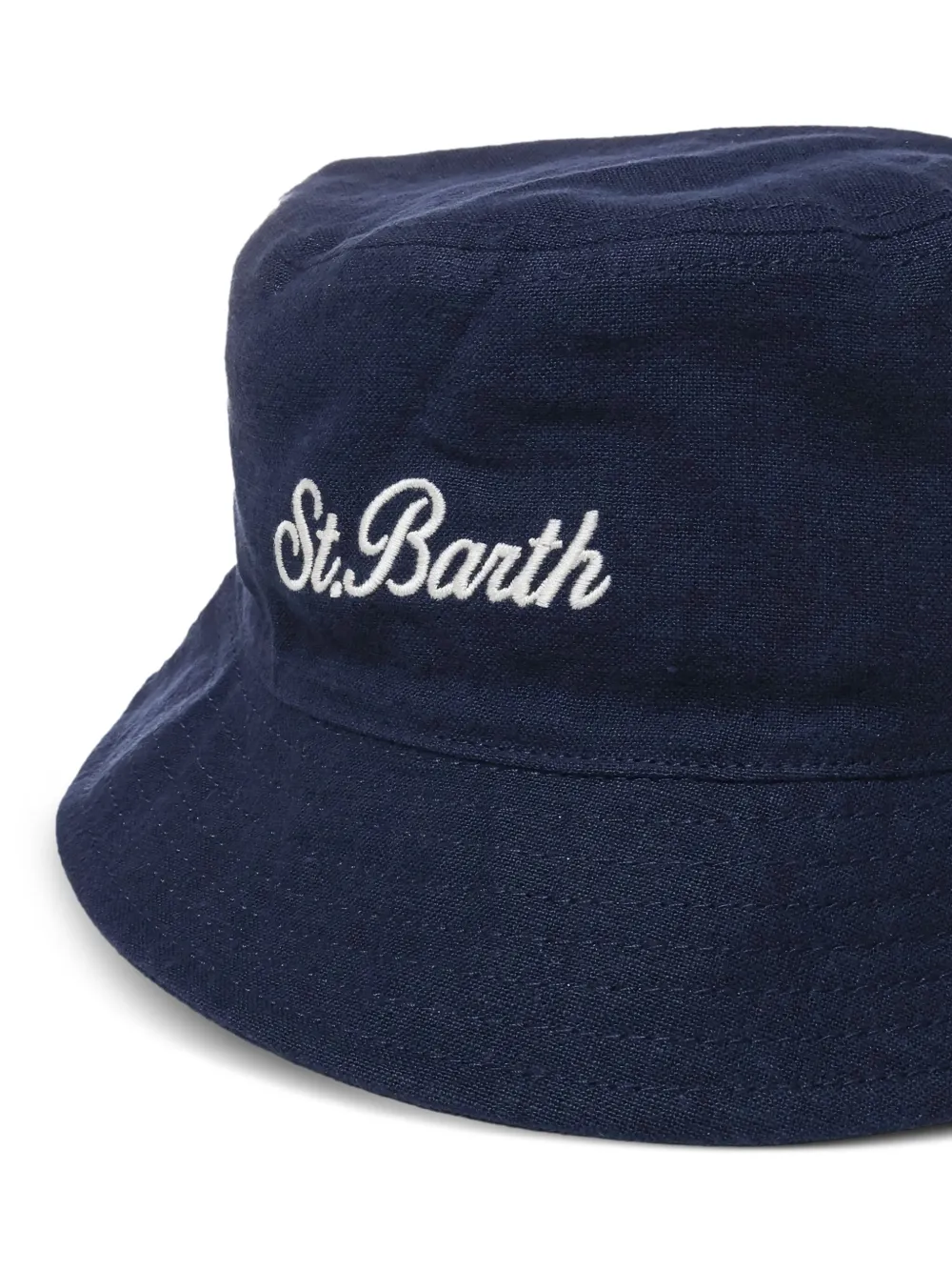 MC2 Saint Barth embroidered bucket hat Blauw