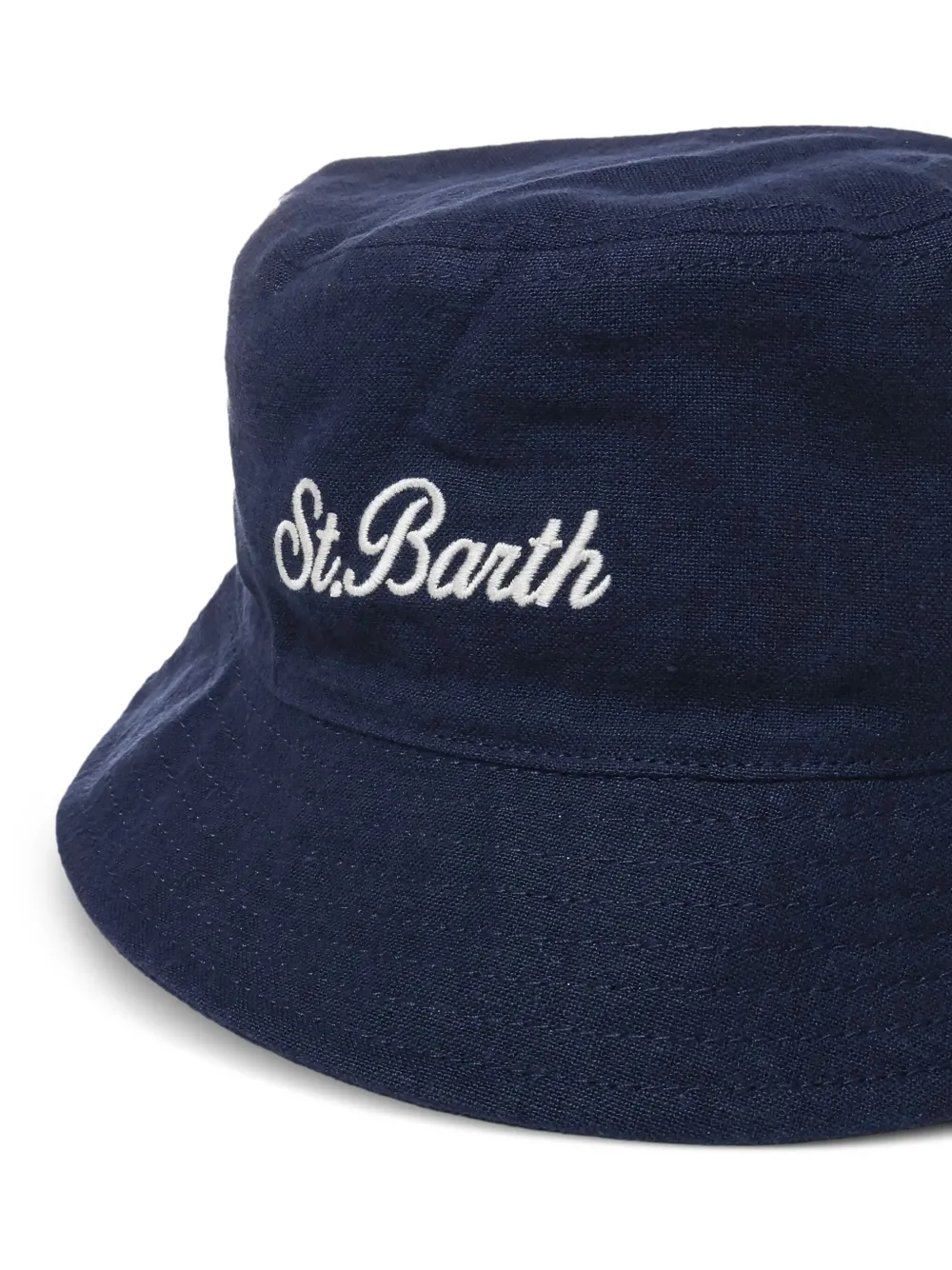 MC2 Saint Barth embroidered bucket hat Blauw