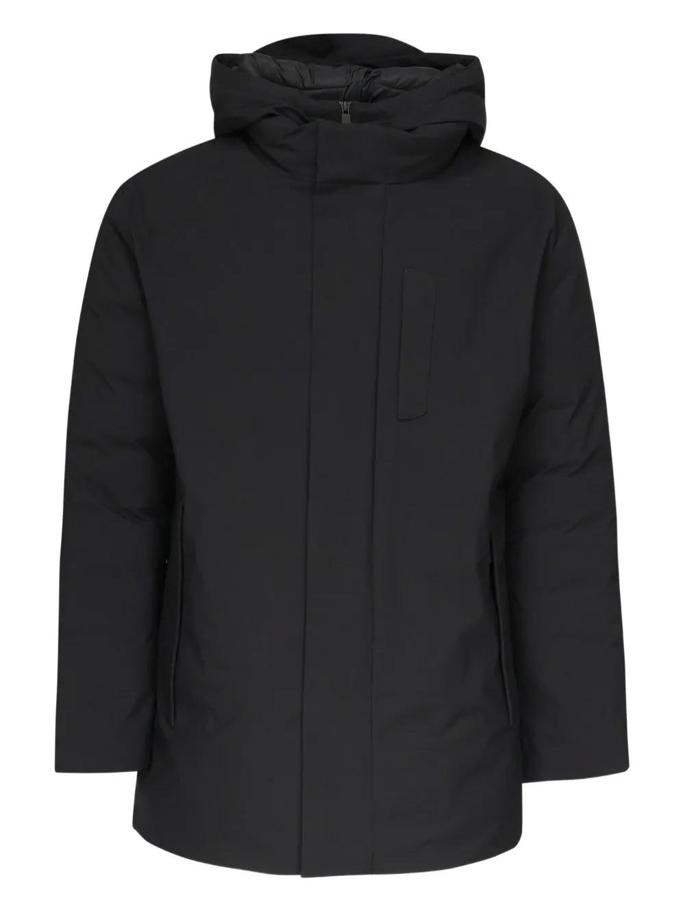 Save The Duck hooded zip-fastening coat | Black | Image 1