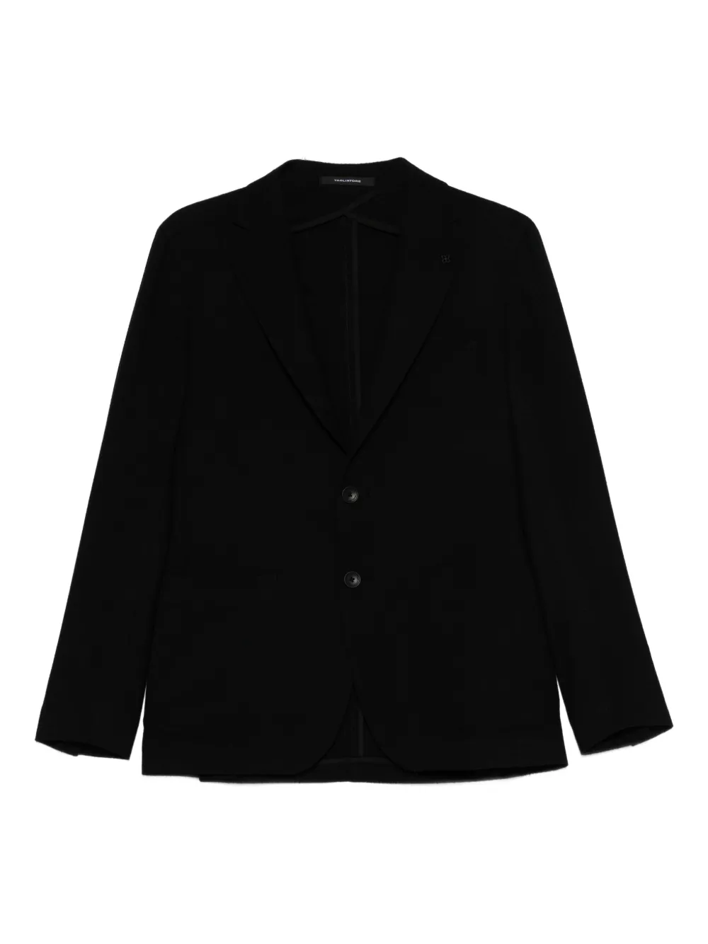 Tagliatore single-breasted virgin-wool blazer Zwart