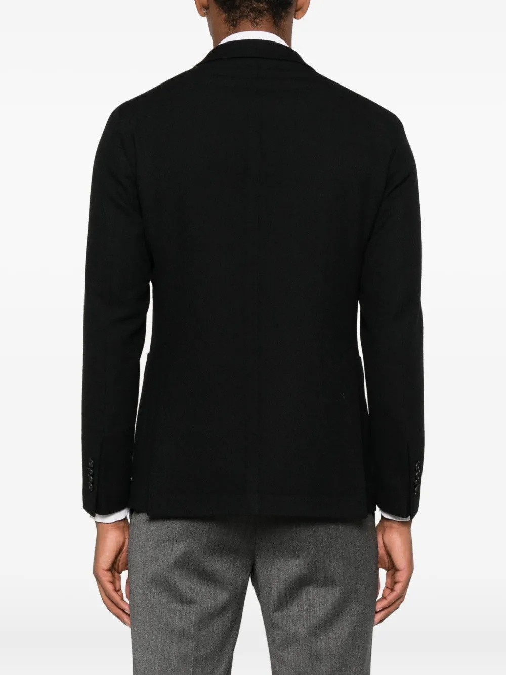 Tagliatore Blazer met enkele rij knopen Zwart