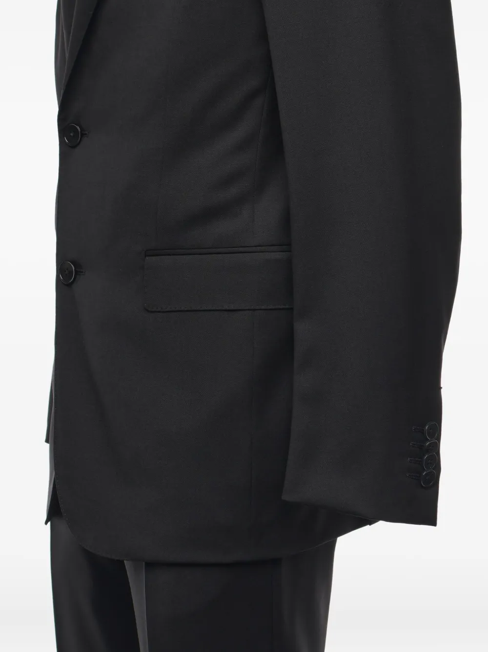 Zegna two-button suit Zwart