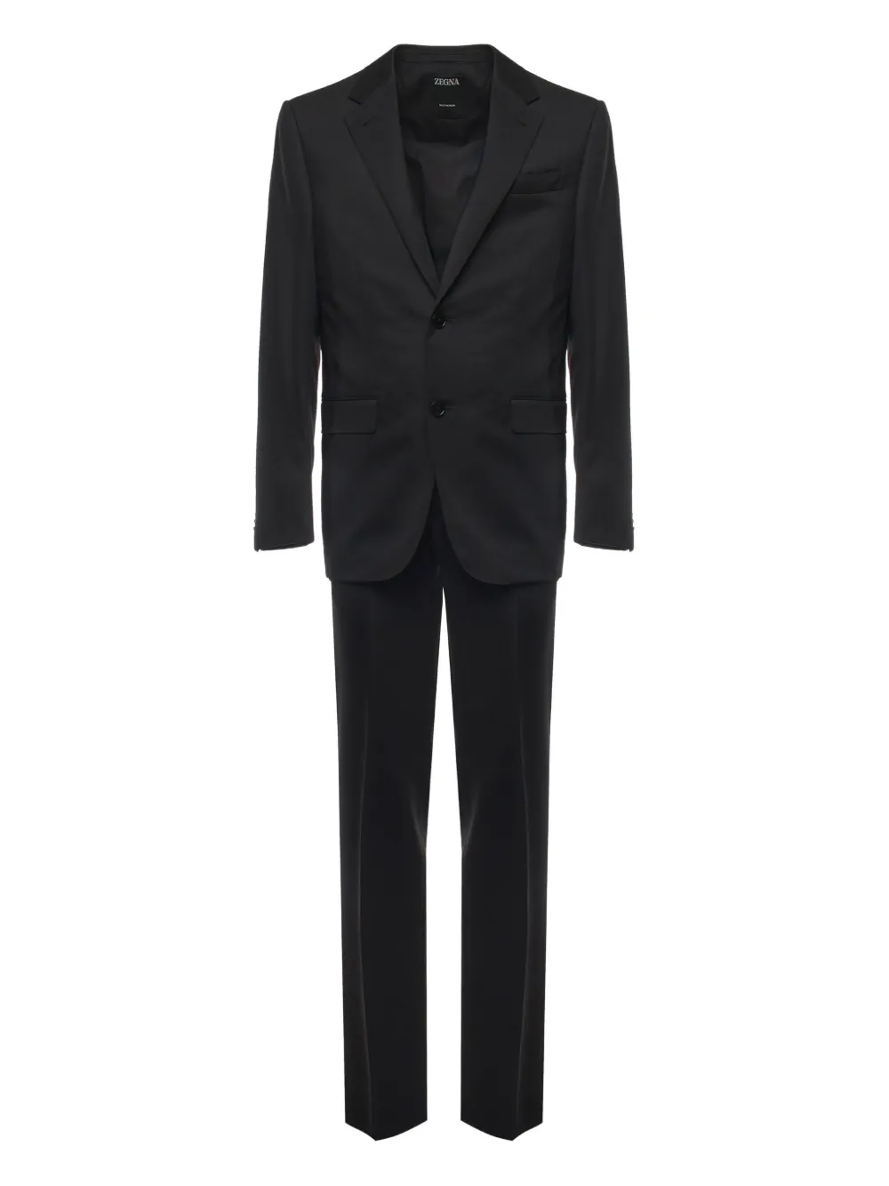 Zegna two-button suit Zwart