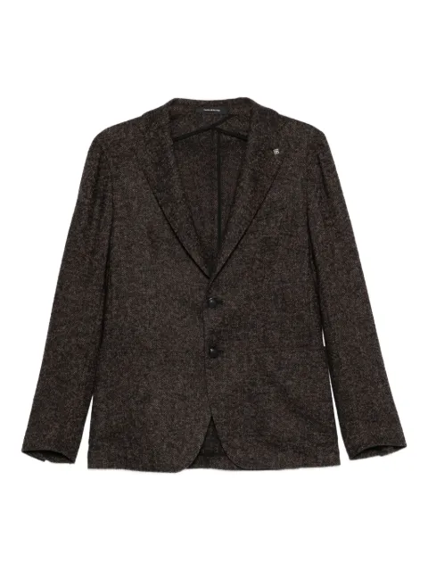 Tagliatore herringbone-pattern single-breasted blazer