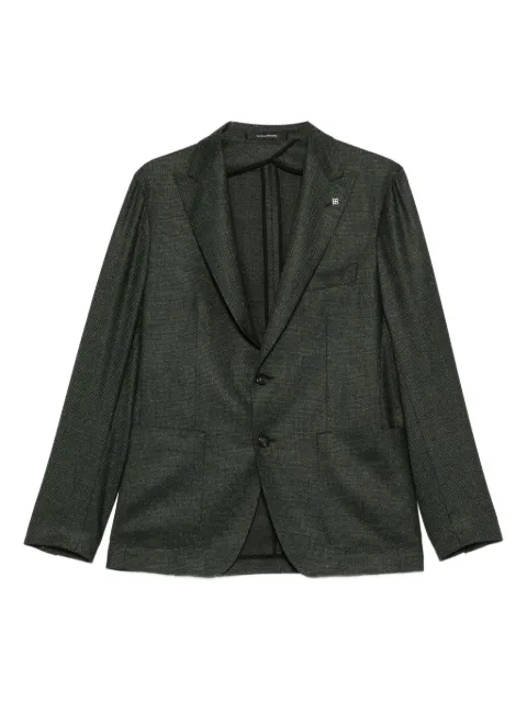 Tagliatore single-breasted virgin-wool blazer