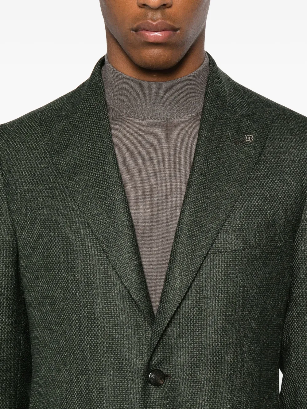 Tagliatore Blazer met enkele rij knopen Groen
