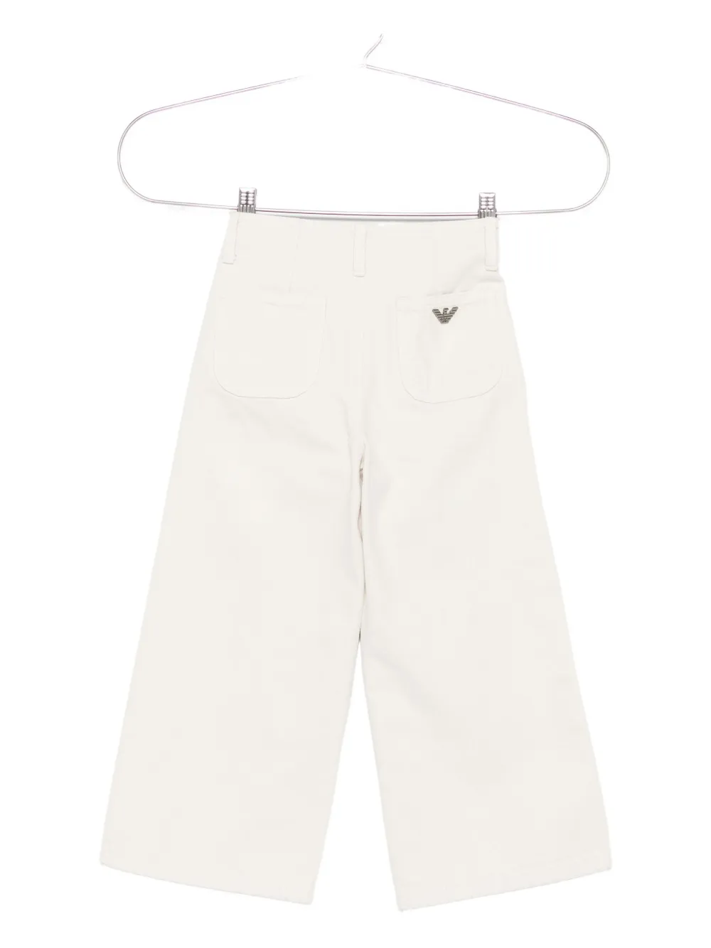 Emporio Armani Kids button-fastening trousers Beige