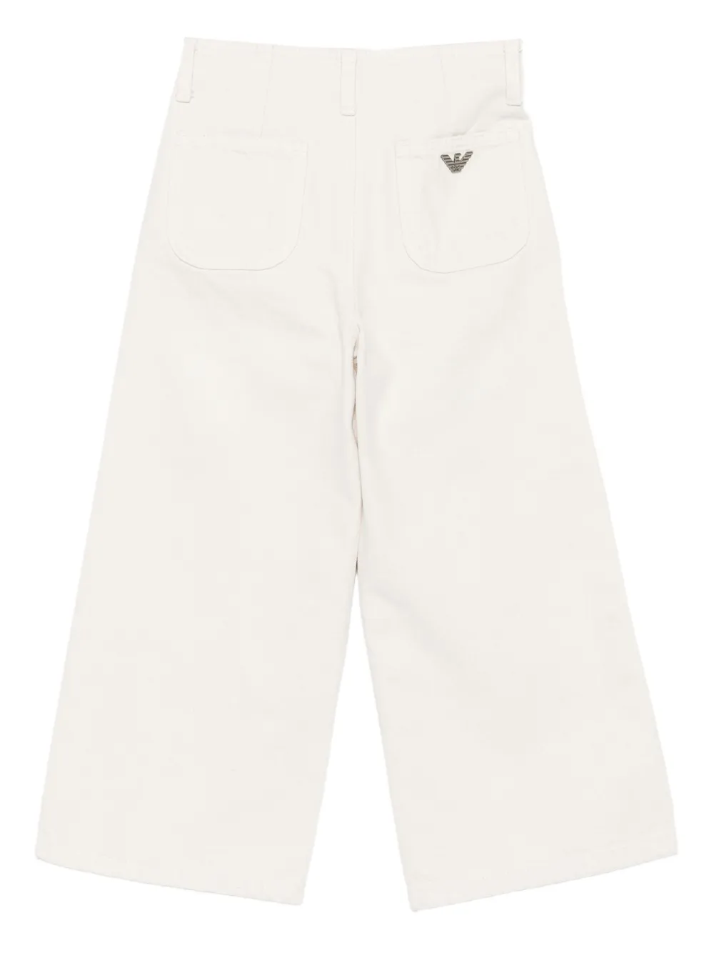Emporio Armani Kids button-fastening trousers | Girls Smart Trousers | Image 2