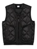 C.P. Company D.D. Shell quilted panelled gilet - Black