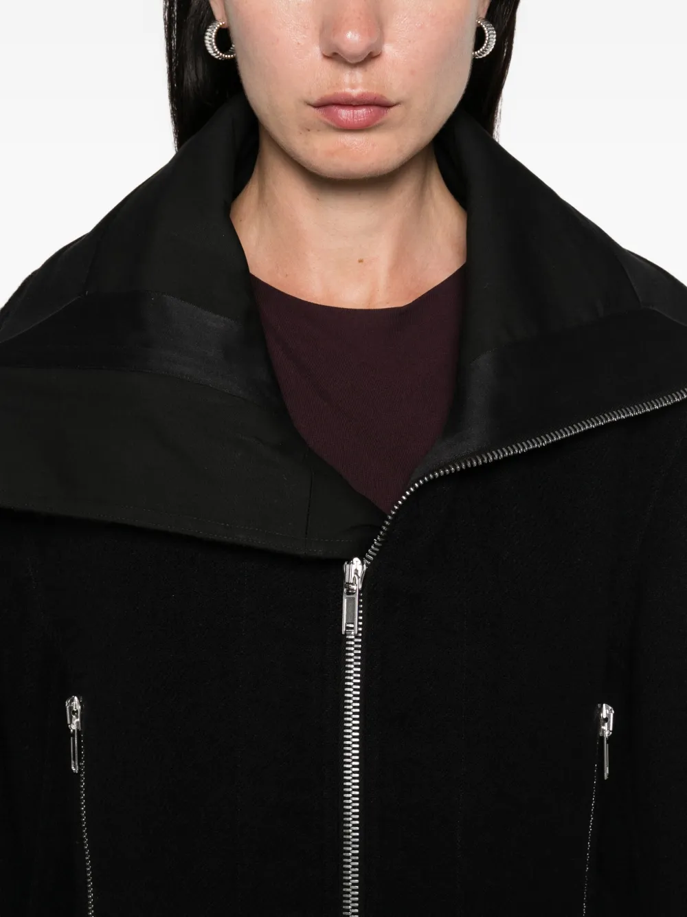 Rick Owens Jack met rits Zwart