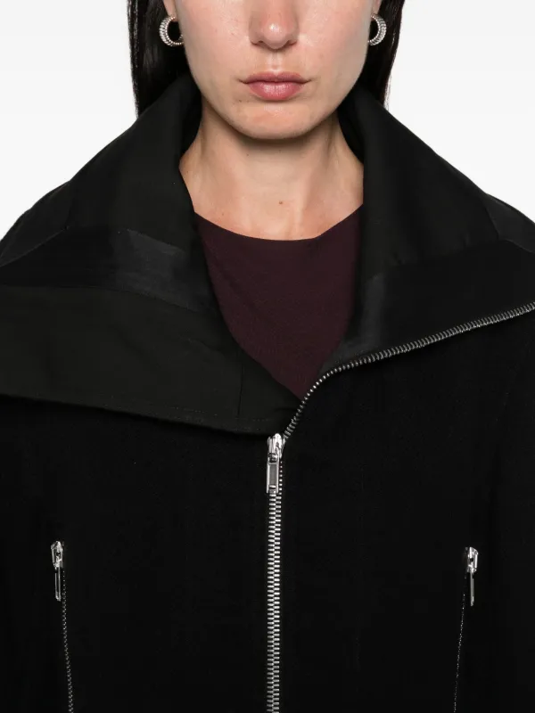 ジャケット・アウター Rickowens RU6768 xs Rick Owens ジップアップ ジャケット | ブラック | FARFETCH JP