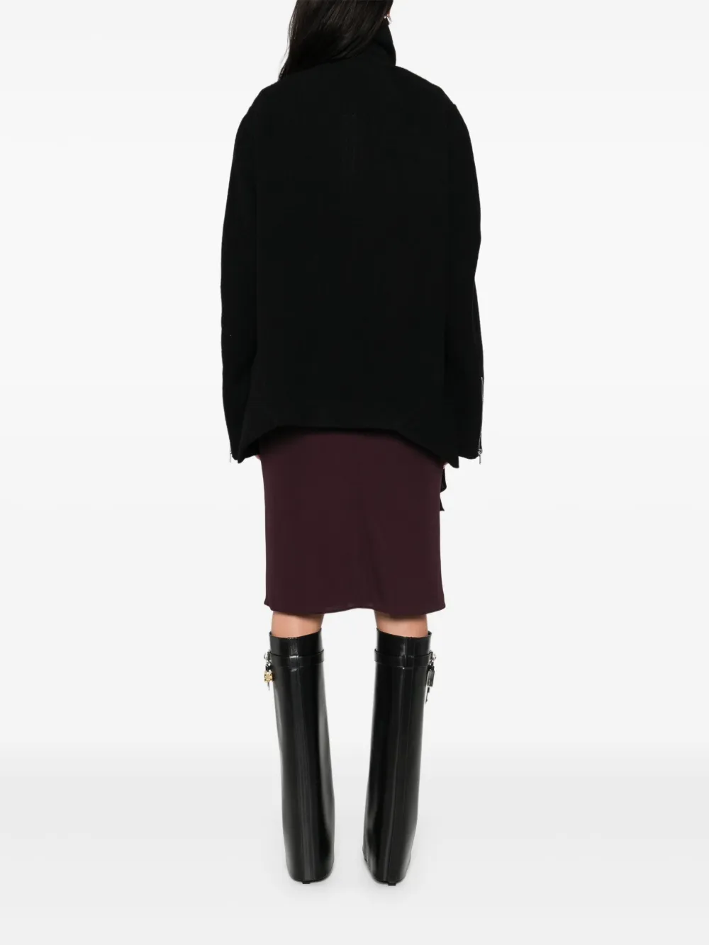 Rick Owens Jack met rits Zwart