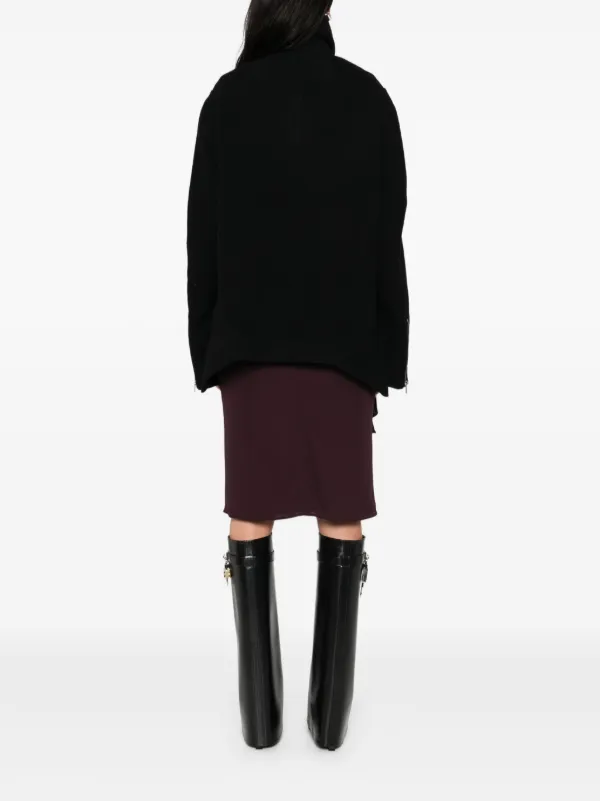 Rick Owens ジップアップ ジャケット | ブラック | FARFETCH JP