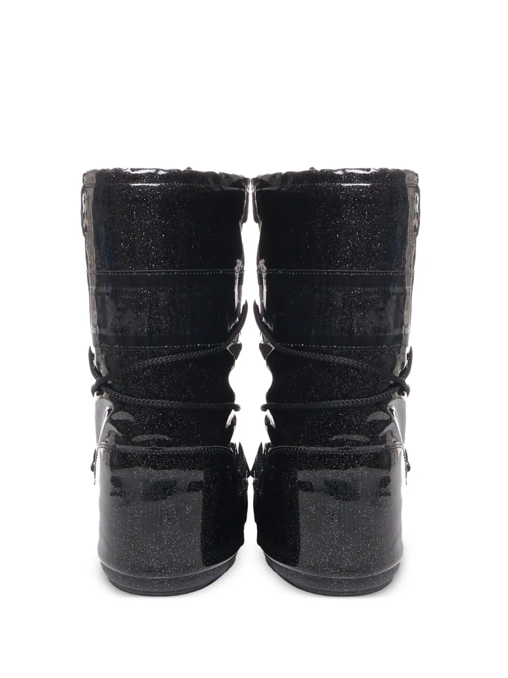 Moon Boot Icon veterlaarzen met glitter Zwart