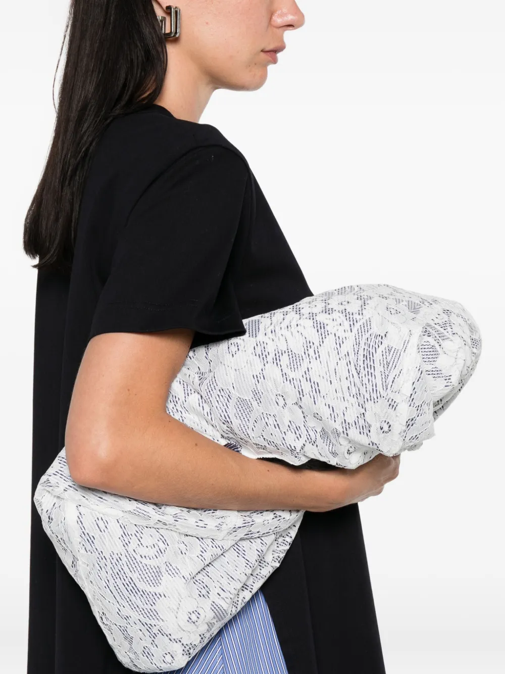 sacai Gelaagde jurk Blauw